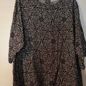 TUNIC TOP, LIGHTWEIGHT COTTOM